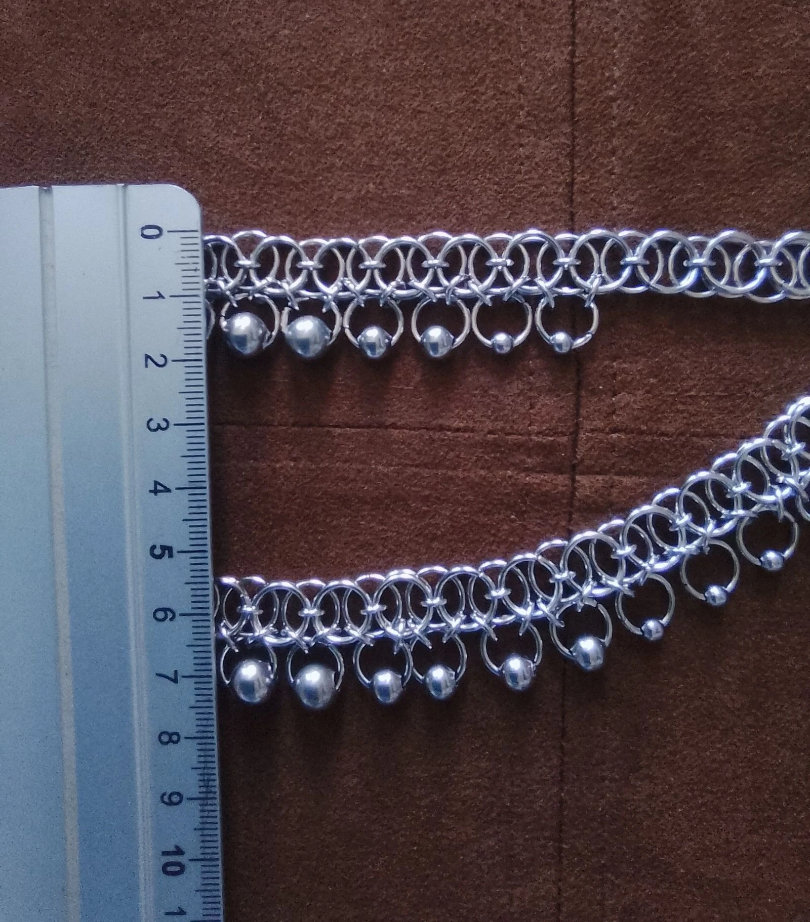 Colar choker decote 2 fileiras corrente celta – photo 7